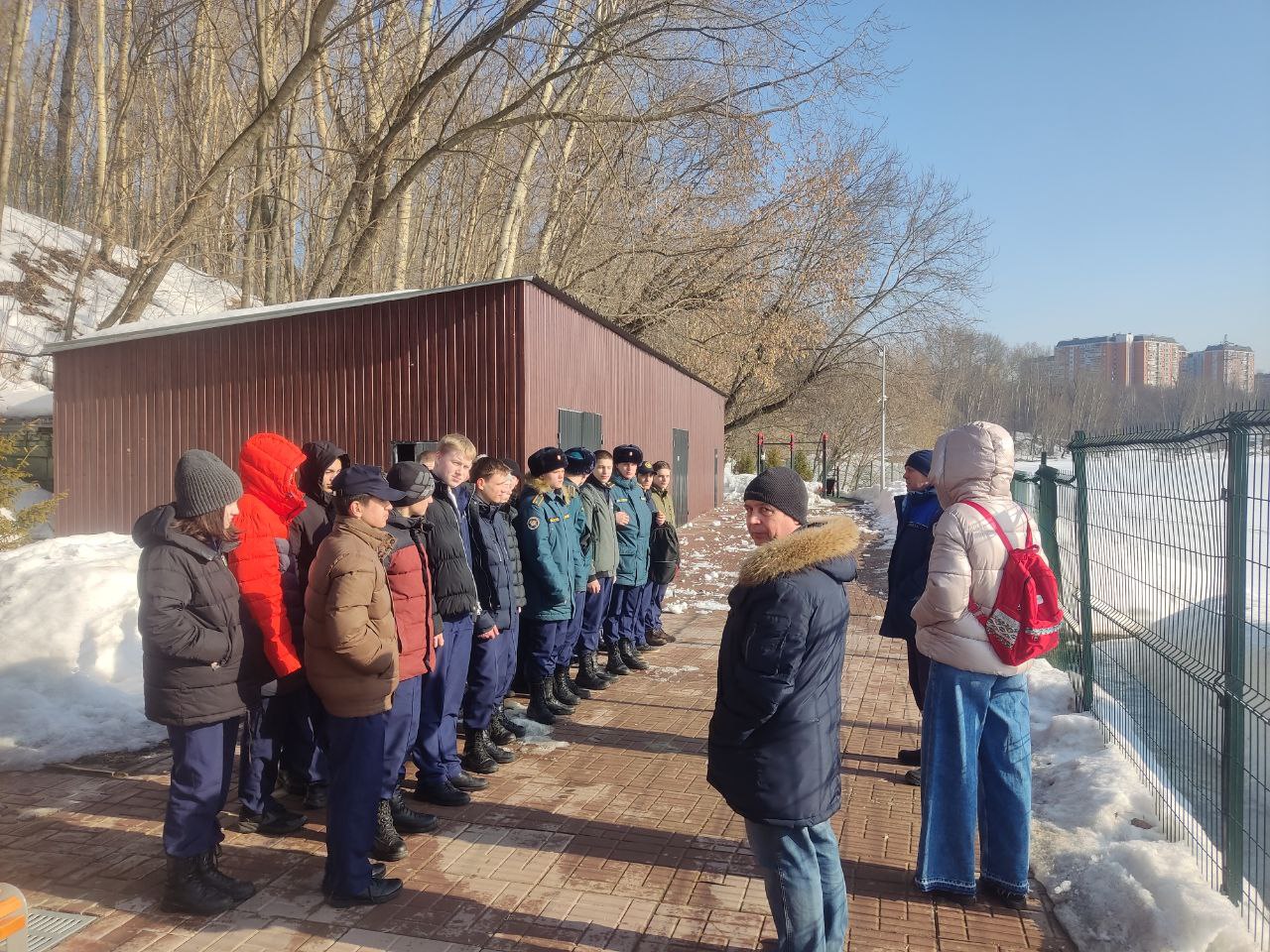 Школьники побывали на поисково-спасательной станции «Борисовская»