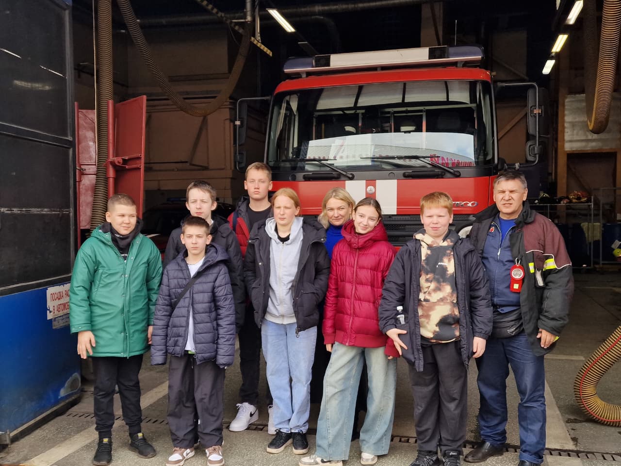 Огнеборцы рассказали о своей профессии школьникам